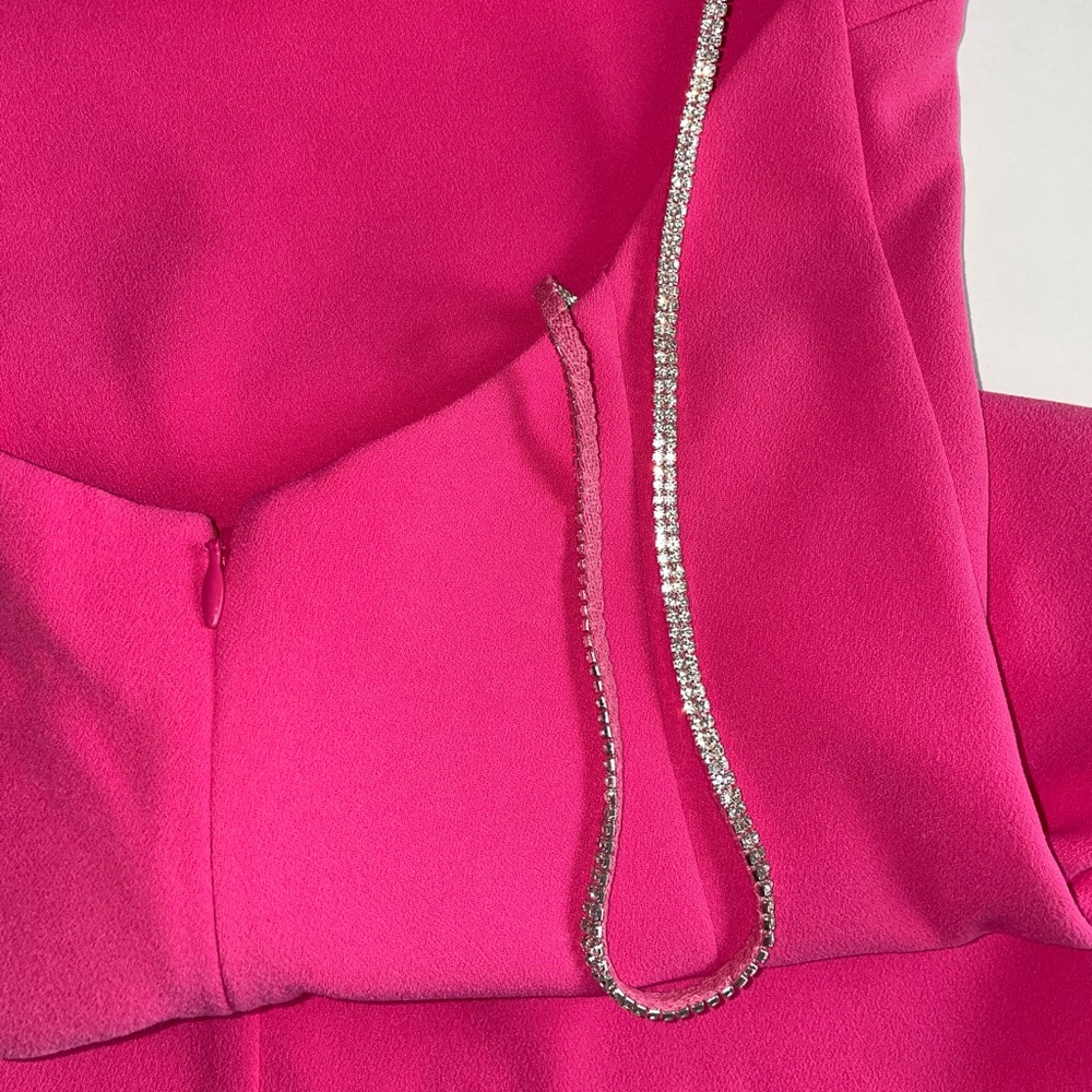 Revolve NBD Hollywood & Vine Mini Fuchsia Pink Embellished Dress - Picture 14 of 15